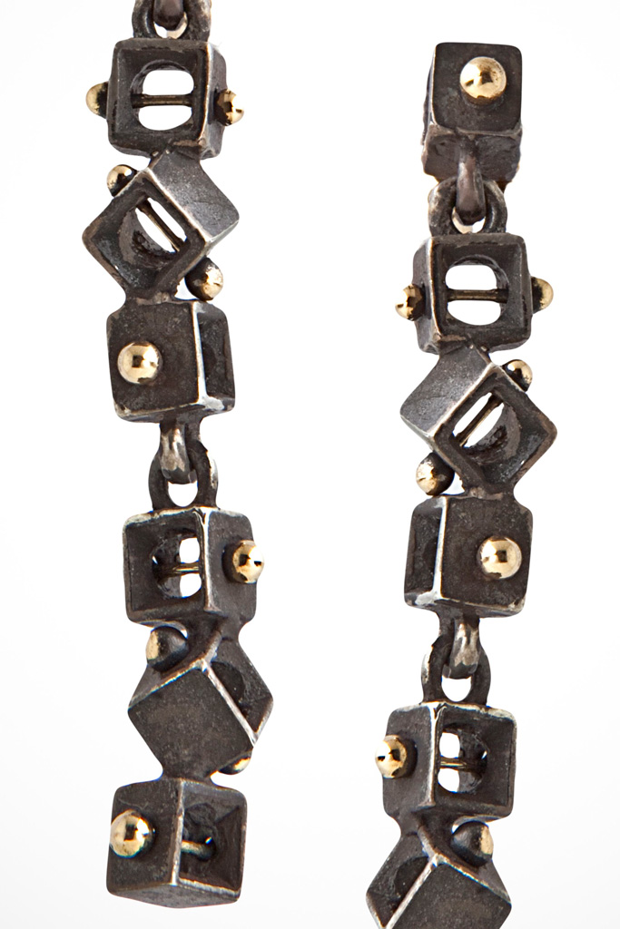 orecchini CUBES – serie ‘textum’